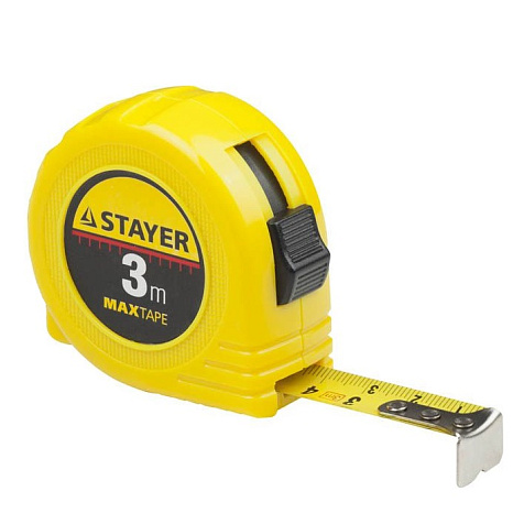 Рулетка STAYER MAX TAPE, 3 м х 16 мм купить в СОМ