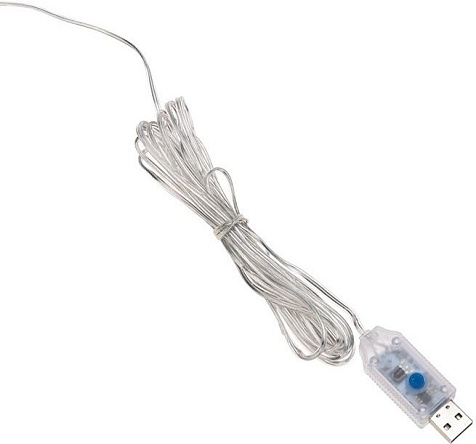 Гирлянда светодиодная Neon-Night Роса Светодиодный дождь 3х2м LED тепл. бел.12Вт IP20 USB ПДУ купить в СОМ