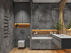 Керамогранит Global Tile Onega  Черный, 400х800х8 мм, 4 шт. - 1.28 кв. м GT408013505MR купить в СОМ
