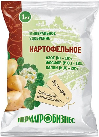Удобрение Картофельное 1кг минеральное Пермагробизнес купить в СОМ